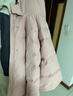 鸭鸭（YAYA）羽绒服女2025最新款冬季小个子显瘦蓄热加厚保暖云感泡芙韩版外套 米色 2XL (建议155-165斤) 实拍图