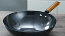 爱仕达（ASD） 炒锅精铁不易锈健康无涂层铁炒锅家用厨房炒菜锅 煤燃气明火通用 精铁炒锅丨无盖丨 32cm 实拍图