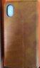 iCoverCase 苹果xr手机壳iphonex防摔皮套xs max保护套吸磁翻盖 苹果X/Xs浅棕色+钢化膜+透明壳 实拍图