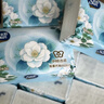 太阳中顺洁柔出品抽纸 山茶花系列3层100抽*20包 纸巾湿水不易破 整箱 实拍图