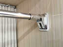 未来式免打孔伸缩晾衣杆阳台固定晾衣架窗帘杆衣柜杆卫生间浴帘杆支撑杆 【32加粗管径】原色银-不锈钢 1.5-2.2米墙距适用 实拍图