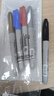 锐意（Sharpie）细头马克笔油性防水防褪色速干耐用记号笔商务办公标记黑红蓝金银5支装美术写生教师贺卡美育 实拍图