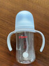 贝亲ppsu奶瓶 新生儿奶瓶 宽口径宝宝水瓶 婴儿喝奶瓶 儿童离乳吸管瓶 330ml 带LL奶嘴（9个月+） 实拍图