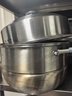 京东京造 蒸锅 大容量304不锈钢汤锅加厚炖蒸煮燃气灶家用 双层30cm 实拍图