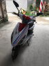 杰帆（JF）踏板摩托车125cc鬼火一代摩托车外卖踏板车燃油车助力车可上牌 白色带暴走贴花 高配款 实拍图