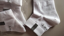 皮尔卡丹袜子男秋冬厚款棉100%纯棉抗菌防臭袜子吸汗短袜全棉中筒白色男袜 实拍图