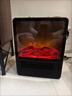WeWarm【UV除菌99.9%】壁炉取暖器家用暖风机仿真炭火电暖器室内外大面积速热冷暖风机轻音节能1908NUV 实拍图