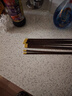 京东京造 筷子 家用食品接触级餐具鸡翅木【圆顶金福】10双成人+2双儿童筷 实拍图