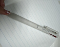 派通（Pentel ）三宅一成联名中油笔0.5mm  商务办公用多功能圆珠笔（替芯XBXS5-A） BXAC35H 月牙白 实拍图