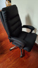 顾全老板椅可躺办公椅真皮家用工学椅午休转椅电脑椅子C533黑皮 实拍图