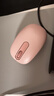 罗技（Logitech）M196 无线蓝牙鼠标 办公鼠标 笔记本商务办公家用 小巧便携 对称手型 玫瑰粉 实拍图