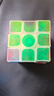 ZCUBE透明魔方3阶磨砂顺滑比赛初学者专用三阶异形魔方玩具 透明三阶魔方 实拍图