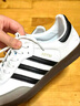 H8德训鞋男2026款春季板鞋真皮厚底莆田阿甘休闲风低帮女款运动鞋子 白黑条【莆田高品质】顺丰速发 42 实拍图
