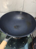 三禾炒锅无涂层钛铁不粘锅炒菜锅钛铁炒锅氮化防锈有钛铁锅圆底32cm 实拍图