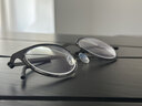 目师傅私藏货姜文同款超轻纯钛8g可配近视眼镜框复古圆框无螺丝手工眼镜架9704 灰色 单镜框48大码 实拍图