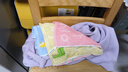 金号A类儿童毛巾纯棉小毛巾洗脸擦手毛巾挂式婴儿毛巾方巾洗脸帕6条装 实拍图