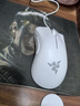 雷蛇（Razer）炼狱蝰蛇标准版有线鼠标 人体工学  电竞游戏 右手通用型 吃鸡/LOL/CS GO游戏鼠标 白色 实拍图