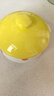 onlycook双耳陶瓷碗 带盖蒸蛋碗炖盅 儿童辅食燕窝蒸盅煲汤小汤盅 黄色 实拍图