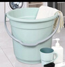 福爱家20L大号加厚提水桶洗衣桶塑料储水桶洗澡桶拖把桶洗车桶泡脚桶 实拍图