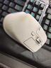 罗技（Logitech）大师系列 MX Master 3S 无线蓝牙鼠标 人体工学 办公 静音鼠标 高端 珍珠白 带无线接收器 实拍图