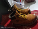 骆驼（CAMEL）王俊凯同款冬加绒户外工装马丁大黄靴男 G122W7757TR 金黄 43 实拍图