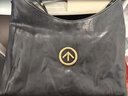 GROTTO个乐黑石hobo大号植鞣绵羊皮腋下单肩斜挎包通勤情人节礼物 经典黑L（金标） 实拍图