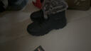 全洲狼 雪地靴男冬季新款东北棉鞋男大码抗寒防水加绒保暖轻便防滑靴子 黑色棉鞋-升级版 加绒 42 (260mm) 实拍图