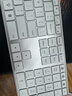 阿斯盾（AUSDOM）S4 Pro无线蓝牙键盘办公台式电脑笔记本键盘超薄金属充电式全尺寸静音键盘长续航带背光白色 实拍图
