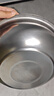 不锈钢盆加厚大盆洗脸盆洗菜盆家用大号盆洗澡洗衣加厚盆洗菜盆 加厚不锈钢大盆 30CM【1个装】 实拍图