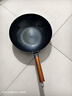 美的（Midea）铁锅炒锅 无涂层精铁炒菜锅 平底牛排煎锅家用燃气灶电磁炉通用 实拍图
