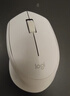 罗技（Logitech）M221 轻音鼠标 无线鼠标 办公鼠标 对称鼠标 带无线微型接收器 米白色 实拍图