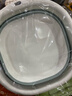 诺兰森迪 旅行折叠盆洗脸盆家用宿舍便携式军训必备用品水盆灰白色-中号 实拍图