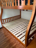 琛悦居【一天速发】胡桃木上下层全实木儿童上下床铺高低双层子母床 衣柜款 上铺宽1.6米下铺宽1.8米 实拍图