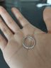 芯奢999纯银素圈戒指女士百搭足银开口戒小众轻奢指环食指戒生日礼物 繁星戒指 实拍图