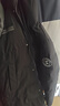 雪中飞秋冬新款时尚休闲舒适廓形男士“H”版型印花立领连帽羽绒服男 黑色|8056 L /175/96A 实拍图