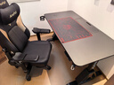 傲风A4Pro电竞桌实木电动升降电脑桌办公书桌子黑色1.4*0.7m 实拍图