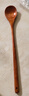 Edo长柄搅拌勺 加长柄韩式料理煮饭烹饪汤勺甜品咖啡木质荷木搅拌勺 实拍图