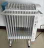 美的（Midea）【白玉】取暖器/电暖器/电暖气家用/烤火炉/13片节能速热/电热油汀/油酊/加热器/烘衣加湿HYX22N 实拍图