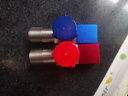 潜水艇（Submarine）F301/2黄铜加厚三角阀八字阀陶瓷阀芯红蓝标国标4分进出水1冷+1热 实拍图