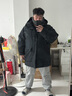 优衣库莫雷加德同款男装女装高级保暖羽绒大衣外套冰雪羽绒481200 31 米色 4XL 实拍图