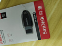 闪迪（SanDisk）64GB USB3.2 U盘 CZ550黑色 读速100MB/s 安全加密 数据恢复 学习办公电脑车载 高速大容量优盘 实拍图