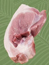 龙大肉食 去皮去膘猪后腿肉2斤 出口日本级猪腿肉后臀尖猪肉烤肠肉馅食材 实拍图