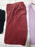【不打烊】睡裤女长裤秋冬季珊瑚绒加绒暖暖秋裤可外穿年货 平板红色裤子1件 均码（适合80-130斤） 实拍图