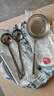 美厨（MAXCOOK）304不锈钢火锅勺 汤勺漏勺菜勺漏勺加厚加长 2件装MCCU4175 实拍图