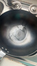 九阳（Joyoung）炒锅铁锅健康无涂层精铁家用炒菜锅不易生锈炉灶通用32cm带盖C121 实拍图