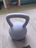 yottoy翘臀软壶铃女士提壶哑铃翘臀深蹲力量家用健身训练器材5kg-雾霾蓝 实拍图
