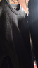 罗蒙一体绒高级感圆领毛衣男士装秋冬季款加绒加厚保暖打底针织衫衣服 深灰色 2XL 实拍图