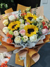 馨仪鲜花速递玫瑰向日葵康乃馨花束生日礼物全国同城配送 向日葵玫瑰混搭花束 实拍图