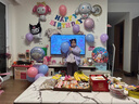 多美忆 生日场景布置女孩生日气球装饰儿童宝宝周岁快乐美乐蒂投屏套装 实拍图