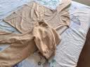 宜而爽【含羊绒蚕丝 德绒发热】女士保暖内衣女加肥加大秋衣秋裤套装 实拍图